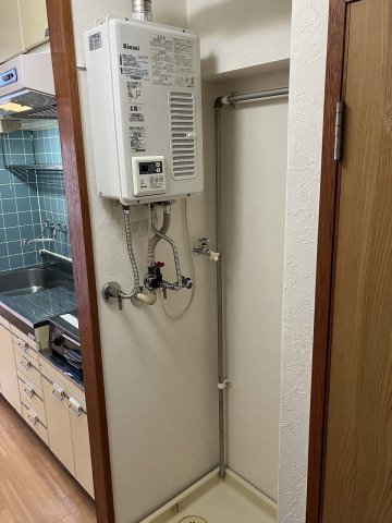 給湯器、洗濯機置場